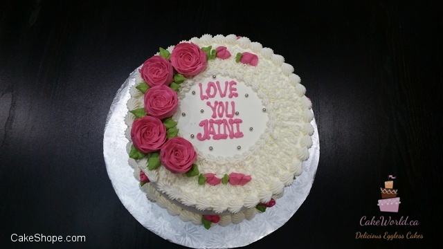 Rose Cake 1300