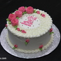 Rose Flower Cake 1281