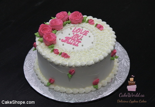 Rose Flower Cake 1281