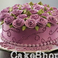Rose Top Cake 1237