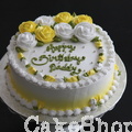 Yellow Rose Cake 1233