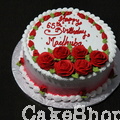 Red Rose Cake 1229