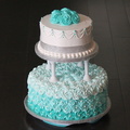 Tiered Rosette cake 1179