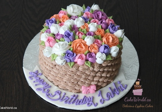 Flower Basket Cake 1115