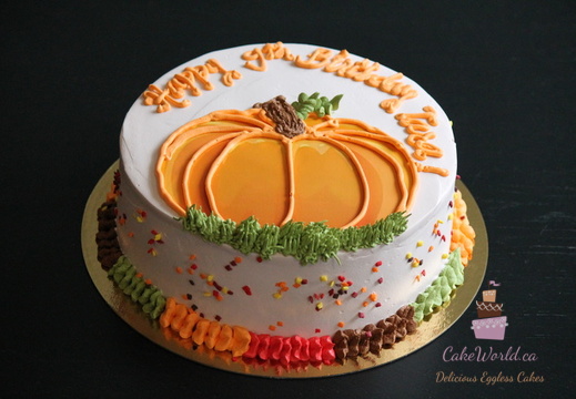 Halloween Pumpkin Cake 1406