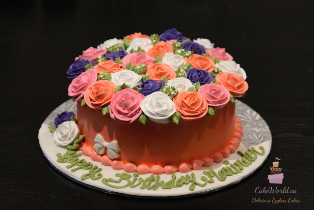 Maninder Roses Top Cake 1369