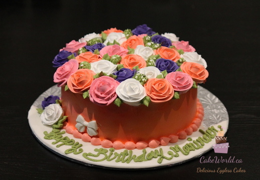Maninder Roses Top Cake 1369