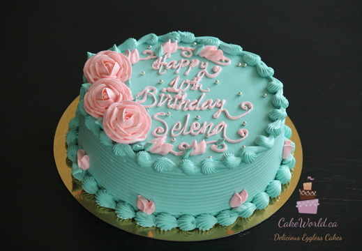 Selena Flower Cake 1374