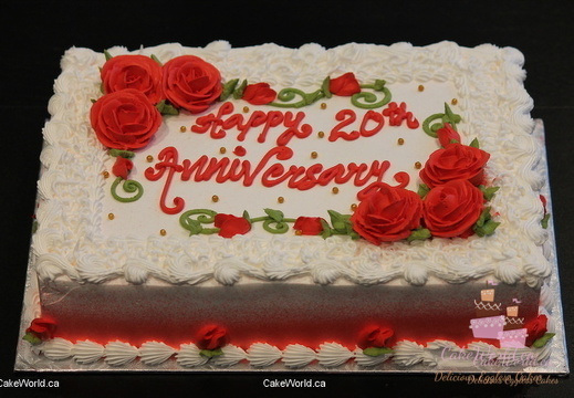 20th Anniversary Cake 2093