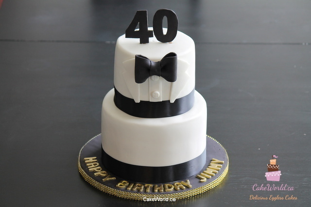 40th Suit Cake 2156