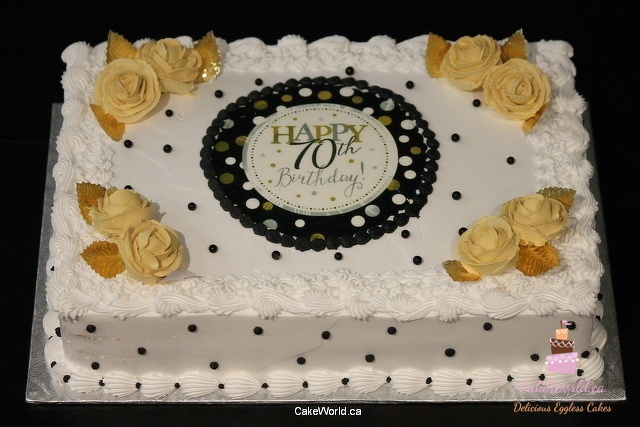 70th Flower Cake 2109
