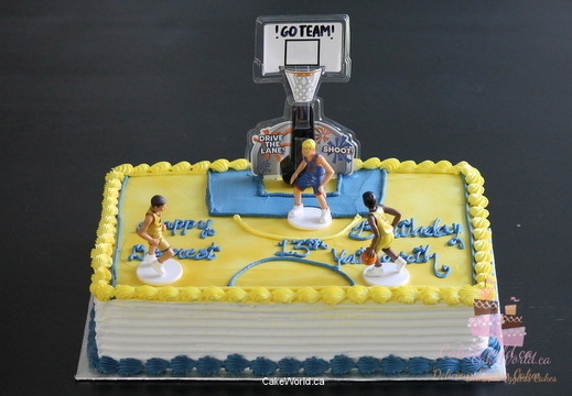 Basket ball cake 2036