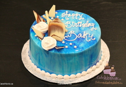 Blue Glaze Cake 2055