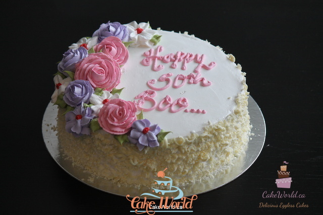 Boo Flower Cake 2119