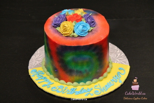 Colorful RoseTop Cake 2091