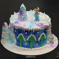 Elsa Frozen Cake 2164