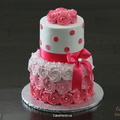 Pink Rosette Cake 2012