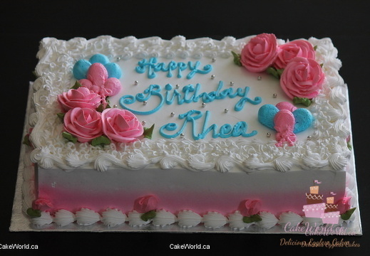 Rhea Flower Cake 2102