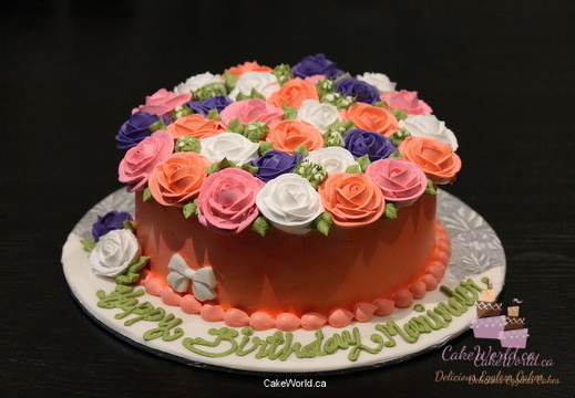 Rose top cake 2013