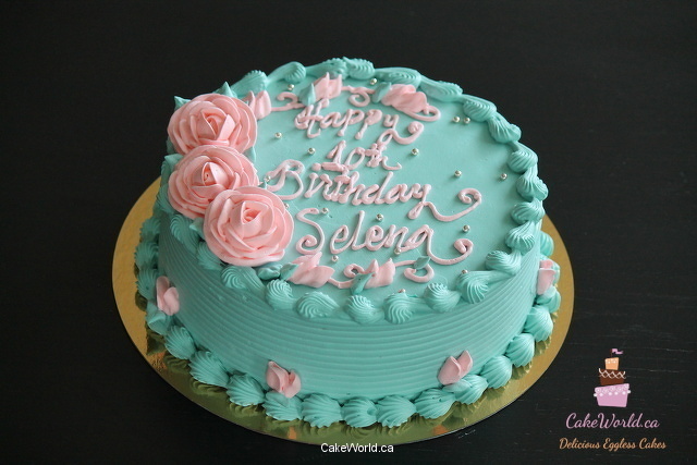 Selena's Turquoise Cake 2007