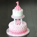Tiered Rossette Cake 2046