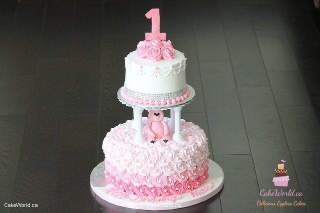 Tiered Rossette Cake 2046
