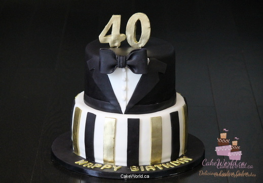 Tuxedo 40 Cake 2060