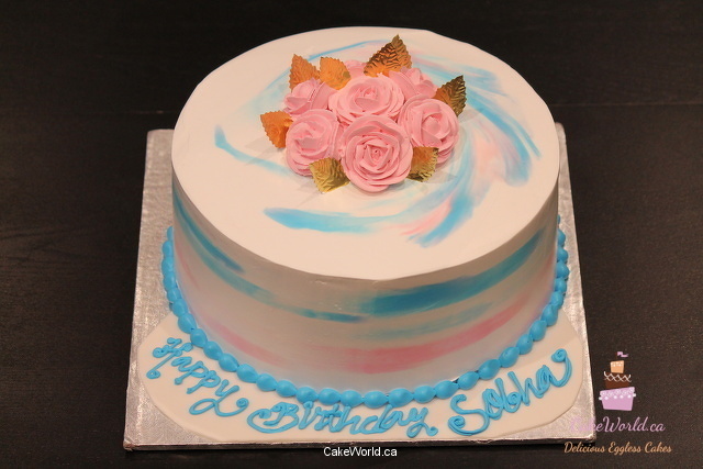 Water Color Cake 2057