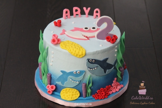 Arya fish family Cake