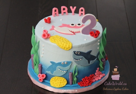 Arya fish family Cake