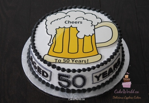 Cheers 50 Cake