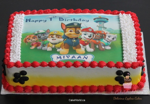 Mivaan 1st Cake