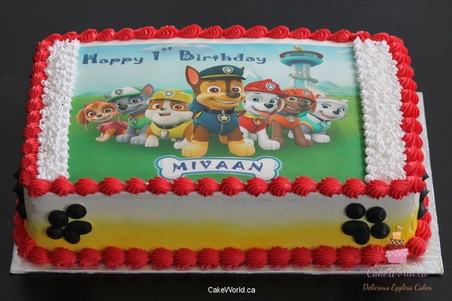 Mivaan 1st Cake