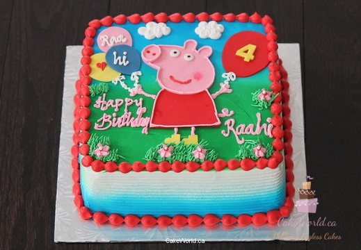 Raahi Peppa Pig Cake