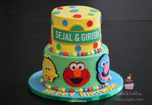 SeJal & Girish Sesame Cake