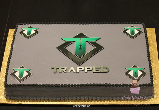 Trapped Logo Cake