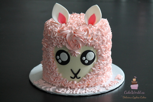 Pink Llama Cake