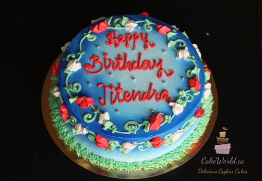 Jitendra Flower Cake 3007