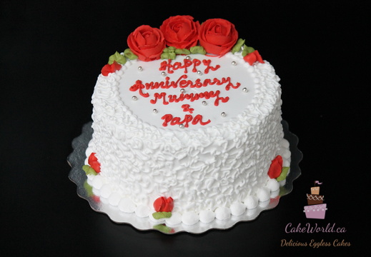 Rose Anniversary Cake 3060