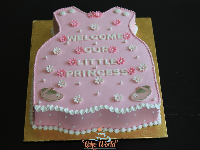 Little Princess Dress Shape Cake
