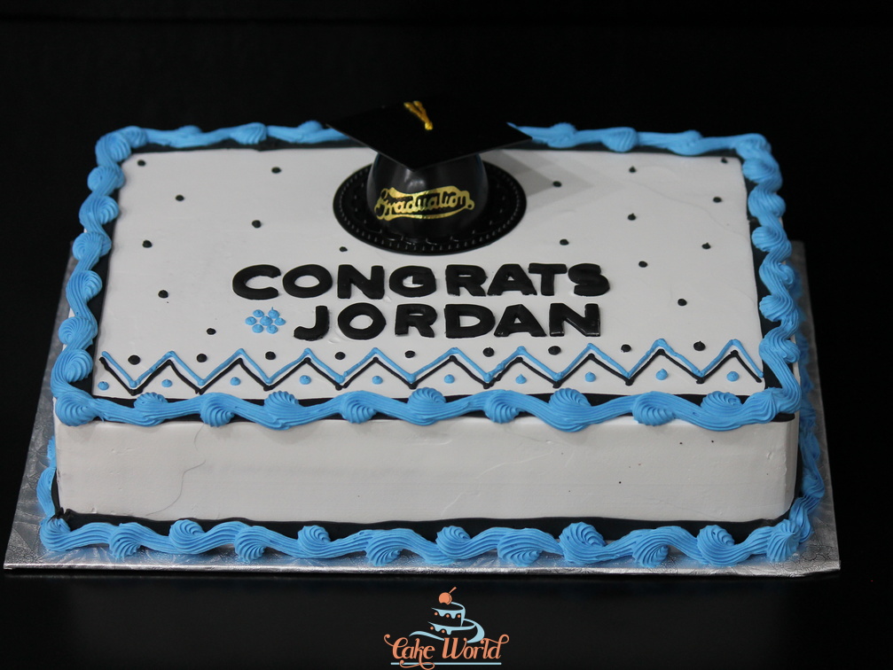 Jordan Graduation Cake