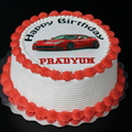 Pradyun Car Image Cake
