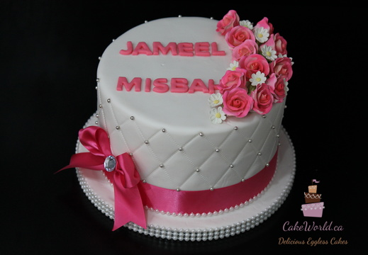 Jameel Fondant Flower Cake