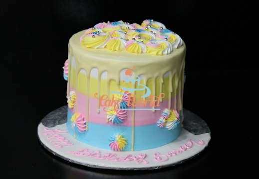 Multi-Color Cake