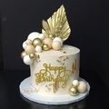 Gold Palm Spear Cake 01