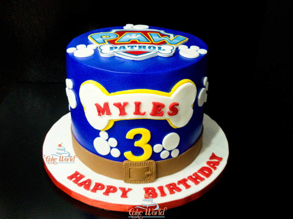 Myles Paw Petrol Cake