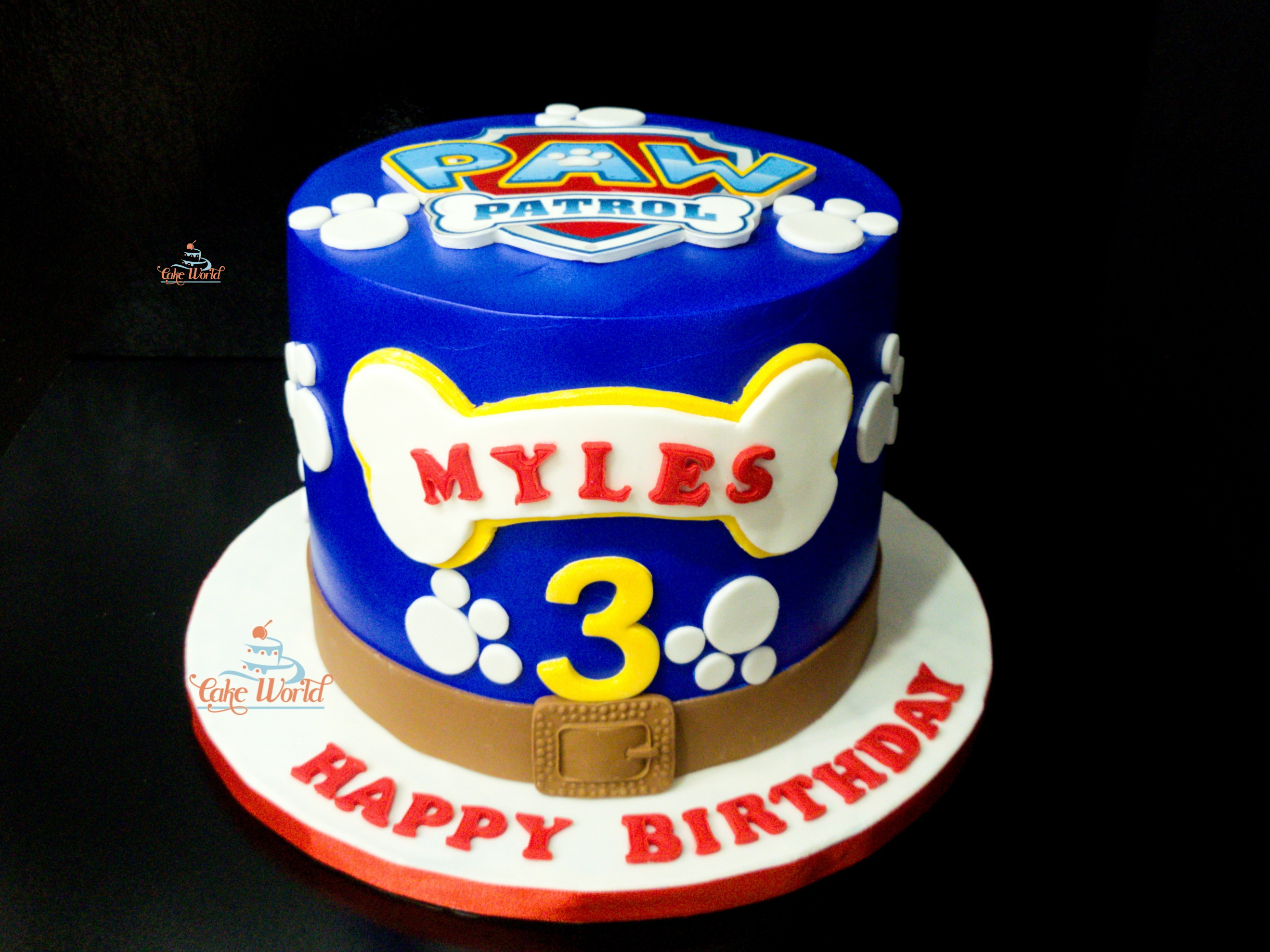 Myles Paw Petrol Cake